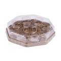 PET Material Clear Palstic Packaging Moon Cake Box Set Food Container